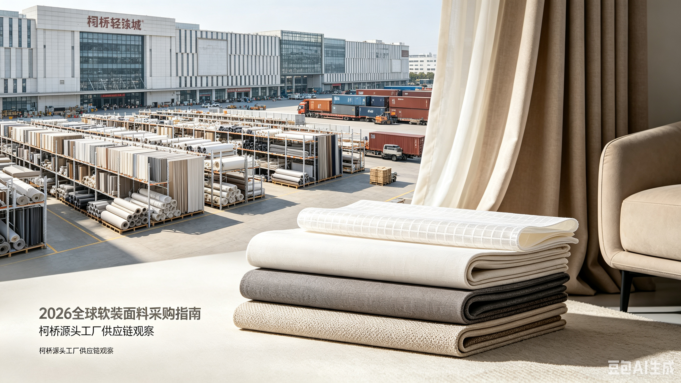2026 Global Home Textile Sourcing | Keqiao Wanbo One-Stop Supply Roller Blinds Sheer Sofa Fabric Factory Direct
